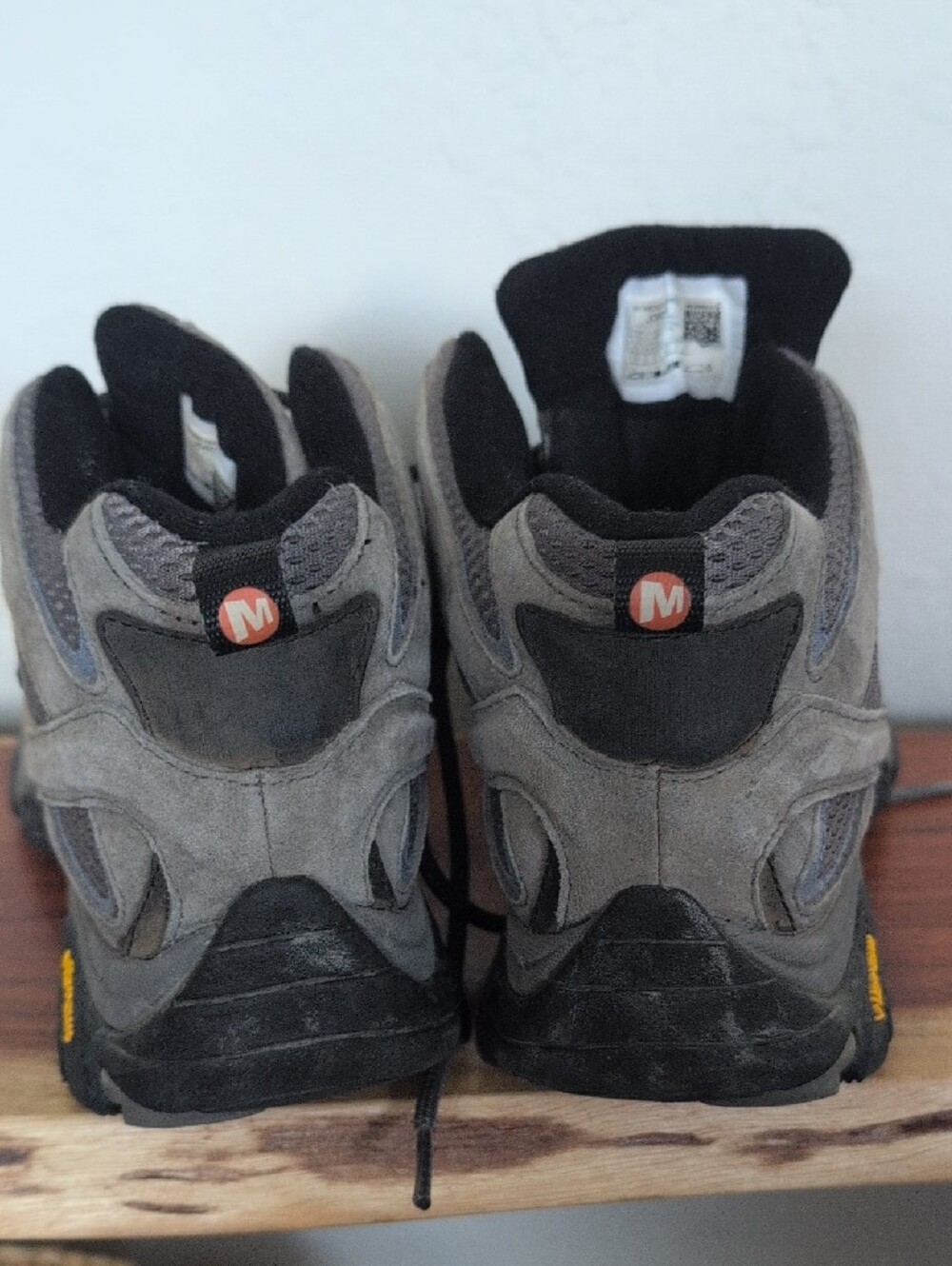Merrell Womens Gray and Black Waterproof Hiking Shoes Boots Size 8.5 J06054 - Picture 5 of 9